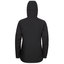 Odlo Winter Jacket Ascent S-Thermic Mid with Hood (Insulated Jacket, Windproof, Breathable) Black Women